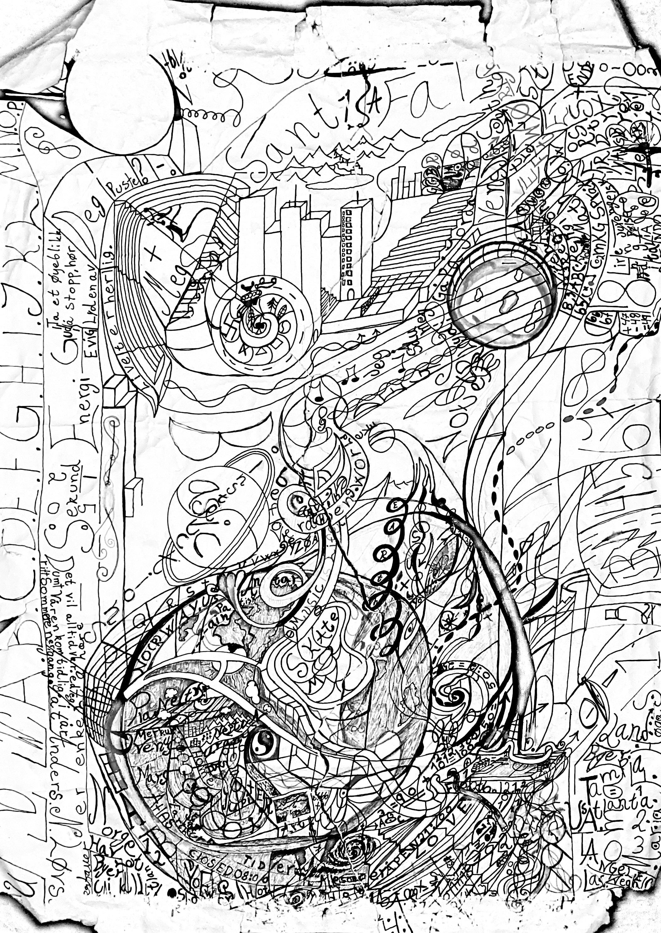 Santi Fal’s Cosmic Dream: Limited Digital Art Print (High-Res Download)